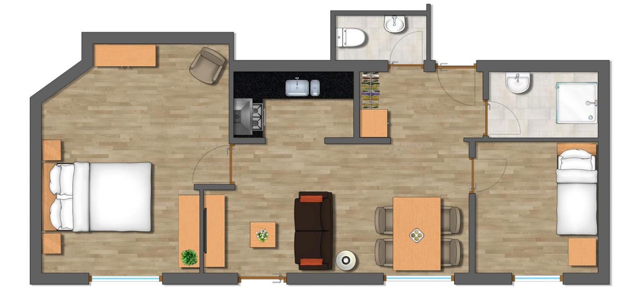 Haus Kleiner Turm Apartment Schruns Exterior photo